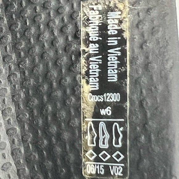 Crocs Black Patent Cap Toe Casual Comfort Ballet Flats Women Shoe Sz.6 - Picture 5 of 6